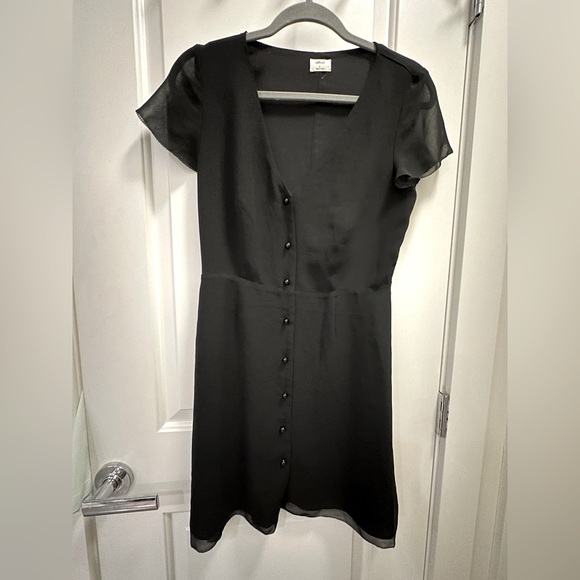 Aritzia Wilfred Black Mini Dress - Picture 1 of 7